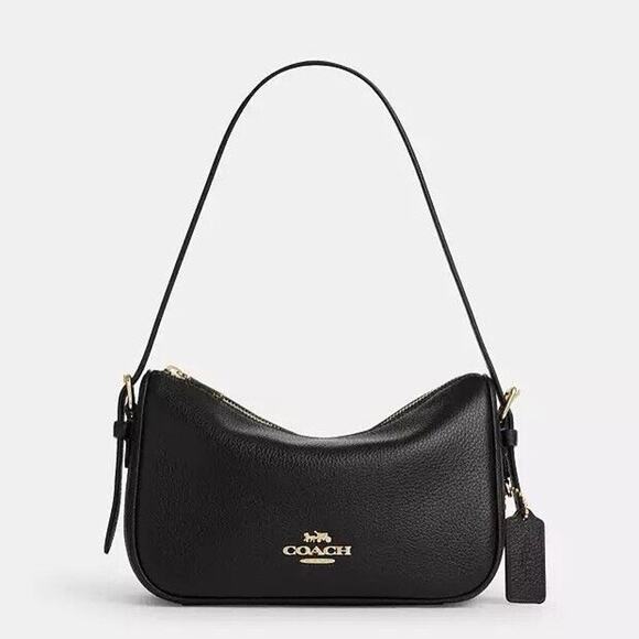 NWT Coach Kailey Shoulder Bag Gold/black cy707